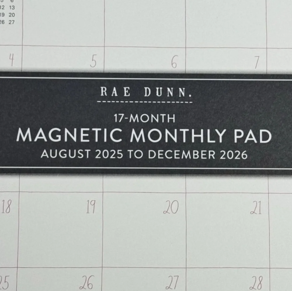 Rae Dunn Magnetic Monthly Pad